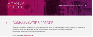 teksten website amanda polling